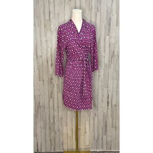 Vera Bradley Women's Geometric‎ Robe Size S/M Multicolor Knee Length